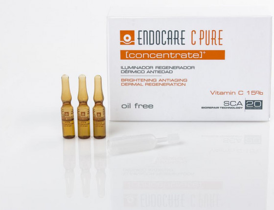 Cantabria Endocare C Pure Concentrate - Регенеруючий омолоджуючий концентрат з вітаміном C - 2