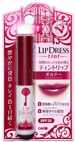 Omi Brotherhood Lip Dress Tint "Red Wine" SPF20 - Тінт-бальзам для губ