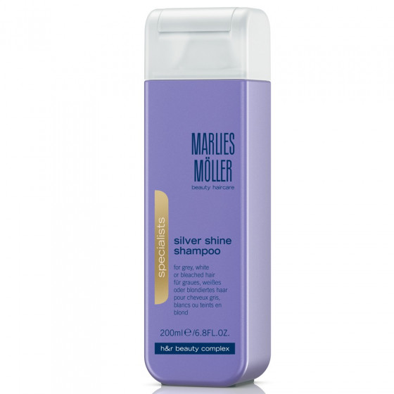 Marlies Moller Silver Shine Shampoo - Шампунь для блондинок проти жовтизни волосся