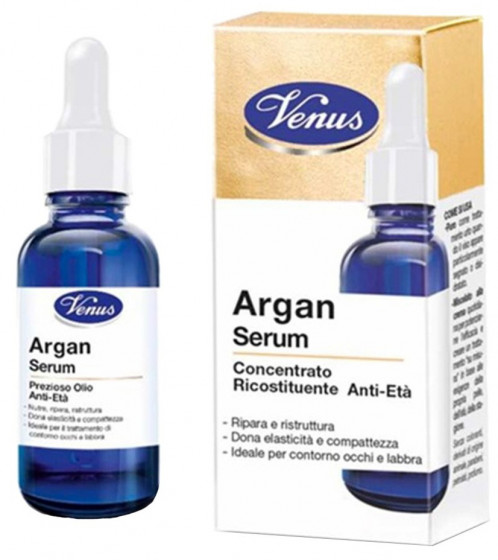 Venus Argan Serum - Антивіковий відновлюючий концентрат для особи з аргановою сироваткою - 1