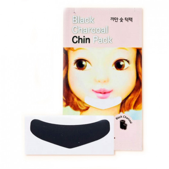 Etude House Black Charcoal Chin Pack - Патчі для підборіддя від чорних крапок