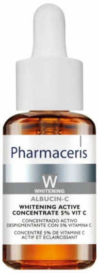 Pharmaceris W Active Concentrate 5% Vitamin C Albucin-C - Відбілюючий активний концентрат 5% Вітаміну С