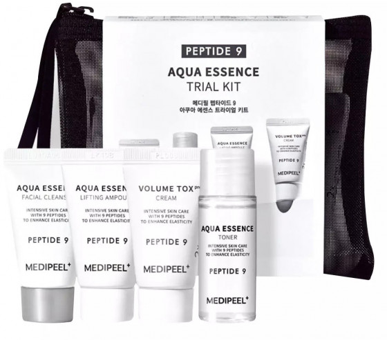 Medi Peel Peptide 9 Aqua Essence Trial Kit - Набір мініатюр для обличчя з комплексом пептидів - 2