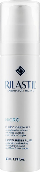 Rilastil Micro Moisturizing Fluid - Антивіковий зволожуючий флюїд для мінімізації перших зморшок