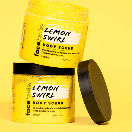 Face Facts Lemon Swirl Body Scrub - Скраб для тіла "Лімонний вир" - 1