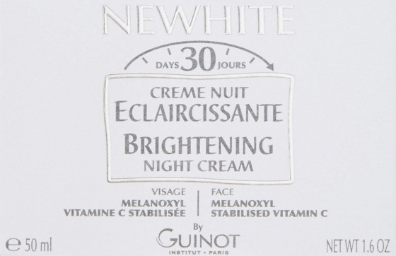 Guinot Newhite Brightening Night Cream - Нічний освітлюючий крем - 2