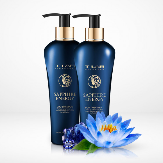 T-LAB Professional Sapphire Energy Duo Treatment - Дуо-кондиціонер для зміцнення волосся - 2