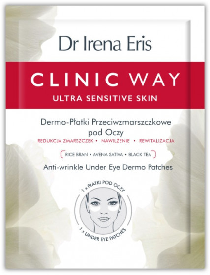 Dr. Irena Eris Clinic Way Anti-wrinkle Under Eye Dermo-patches - Дермо-патчі під очі проти зморшок