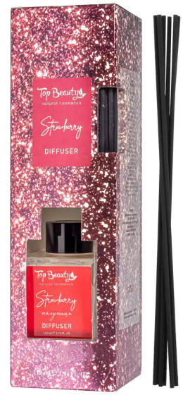 Top Beauty Reed Diffuser "Strawberry" - Парфумований дифузор для будинку "Полуниця" - 1