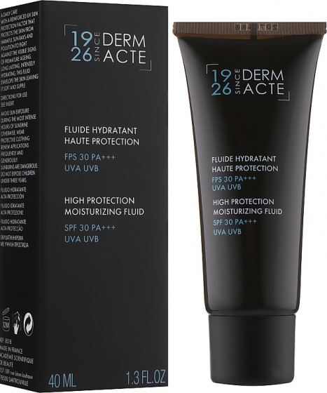 Academie Derm Acte High Protection Moisturizing Fluid SPF 30 - Зволожуюча захисна емульсія - 1