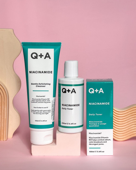 Q+A Niacinamide Gentle Exfoliating Cleanser - Відлущуючий гель для обличчя з ніацинамідом - 8