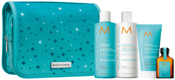 MoroccanOil Hydration Christmas Gift Set - Різдвяний набір для волосся "Зволоження"
