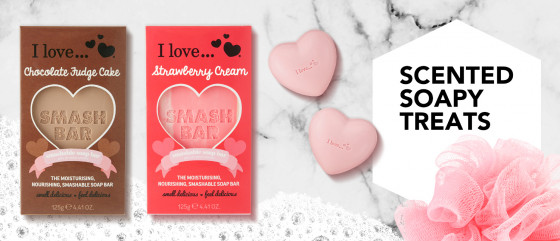 I Love Strawberry Cream Smash Bar Soap - Мило "Полуничний крем" - 6