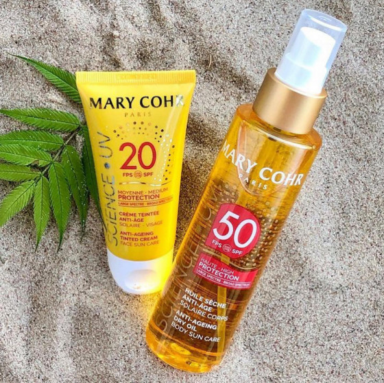 Mary Cohr Tinted Crème Solaire Visage SPF 20 - Сонцезахисний тонуючий крем для обличчя - 1