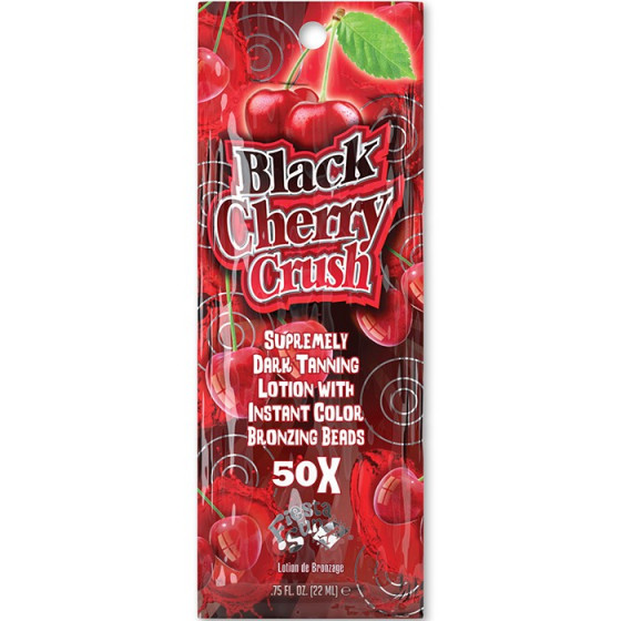 Fiesta Sun Black Cherry Crush Supremely Dark Tanning Lotion with Instant Color Bronzing Beads 50X - Лосьйон для засмаги з бронзаторами