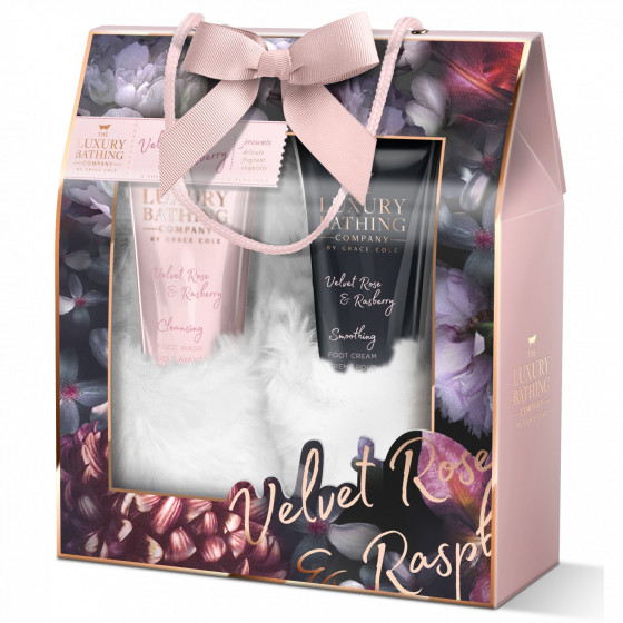 Grace Cole The Luxury Bathing Velvet Rose&Raspberry Treasured Moments - Подарунковий набір