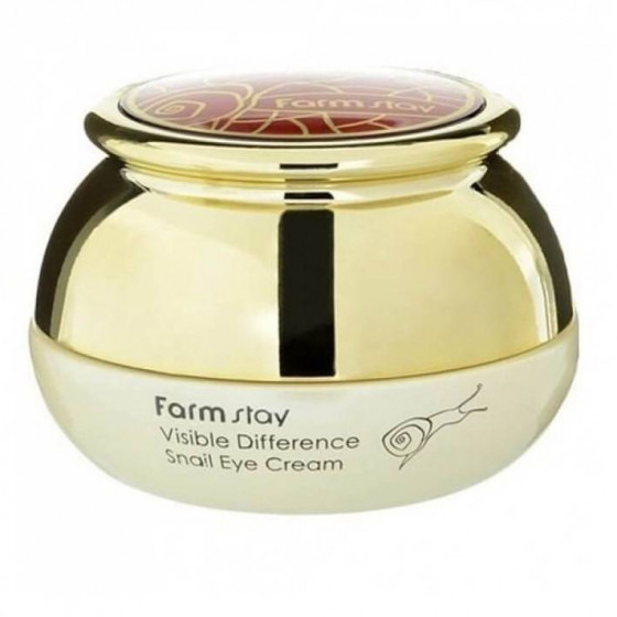 FarmStay Visible Difference Snail Eye Cream - Крем для шкіри навколо очей з екстрактом равлика