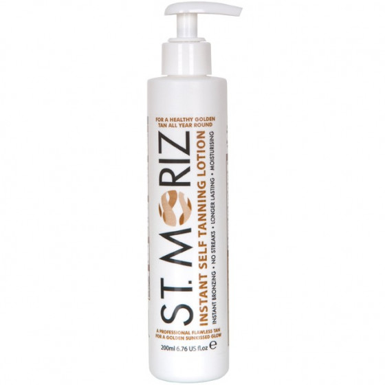 St. Moriz Instant Self Tanning Lotion Medium - Автозагар лосьйон (середній) - 1