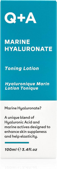 Q+A Marine Hyaluronate Toning Lotion - Тонізуючий лосьйон з гіалуроновою кислотою - 2