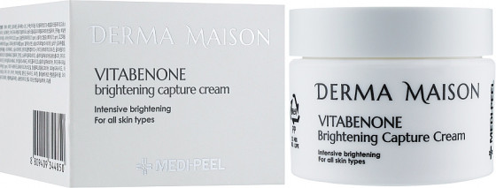 Medi Peel Derma Maison Vitabenone Brightening Capture Cream - Вітамінний крем для обличчя для вирівнювання тону шкіри