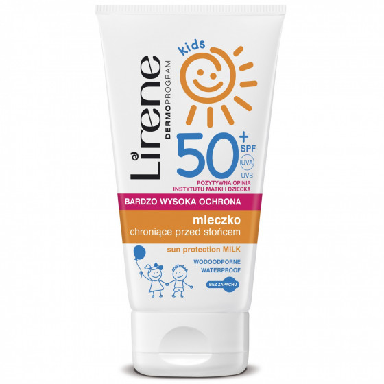 Lirene Kids Sun Protection Milk SPF 50 - Сонцезахисне молочко для дітей SPF 50