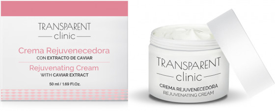 Transparent Clinic Rejuvenating Cream - Інтенсивний омолоджуючий крем з екстрактом ікри