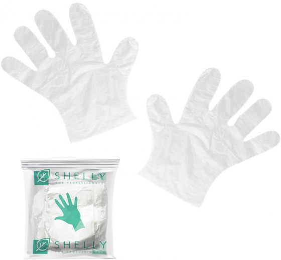Shelly Gloves for Manicure - Набір рукавичок для манікюру з емульсією - 2