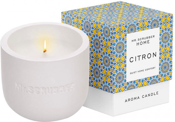 Mr.Scrubber Home Aroma Candle "Citron" - Ароматична свічка