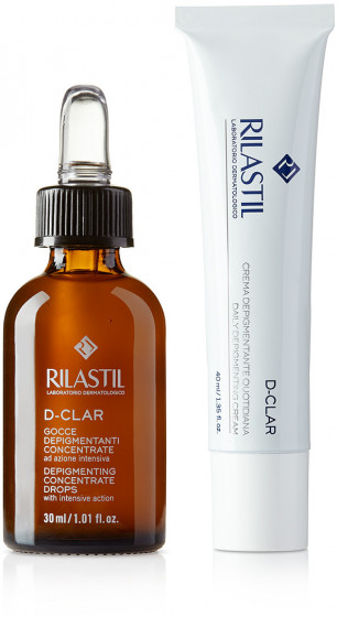 Rilastil D-Clar Depigmenting Concentrate Drops - Тонізуючий концентрат для шкіри обличчя схильної до пігментації - 4