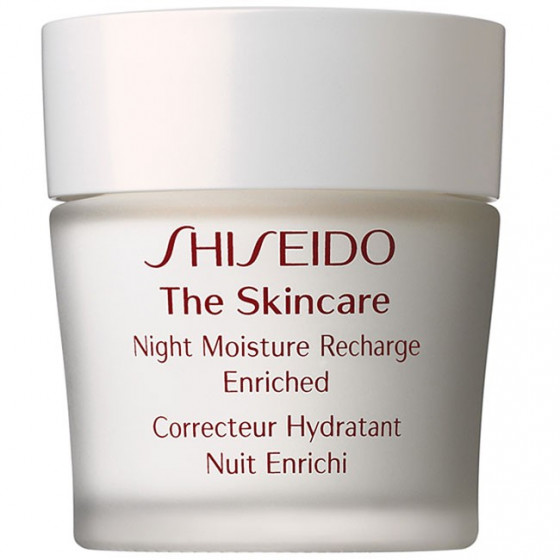 Shiseido The Skincare Night Moisture Recharge Enriched - Крем зволожуючий, нічний, для нормальної і сухої шкіри