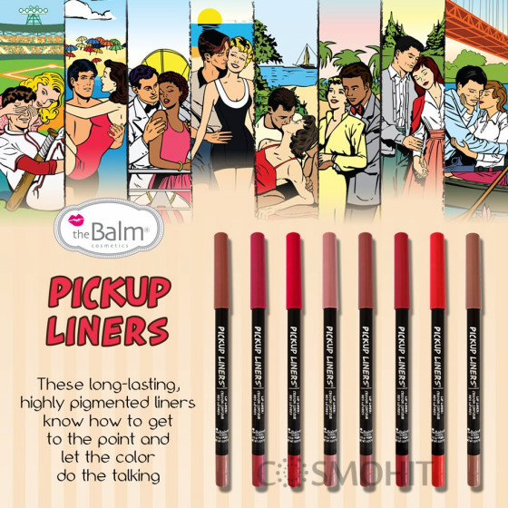 TheBalm Pickup Liners - Олівець для губ Fine All Over (True Orange Red) - 1