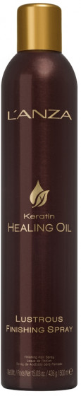L'anza Keratin Healing Oil Lustrous Finishing Spray - Лак з кератиновим еліксиром для сяйва волосся