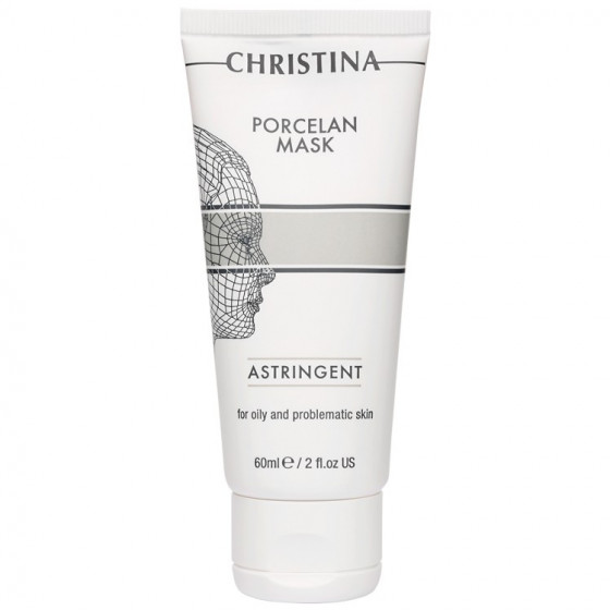 Christina Porcelan Mask Astringent - Порозвужуюча порцелянова маска для жирної і проблемної шкіри