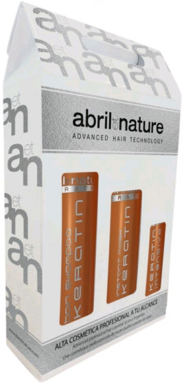 Abril et Nature Keratin Kit - Подарунковий набір для волосся з кератином