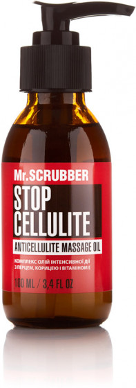 Mr.Scrubber Stop Cellulite Massage Oil - Антицелюлітна масажна олія