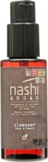 Nashi Argan Cleanser Face & Beard - Засіб для очищення обличчя і бороди