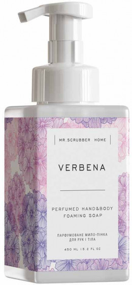 Mr.Scrubber Perfumed Hand & Body Foaming Soap "Verbena" - Парфумоване мило-пінка для рук та тіла