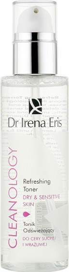 Dr. Irena Eris Cleanology Toner for Dry & Sensitive Skin - Зволожуючий тонік для сухої та чутливої ​​шкіри