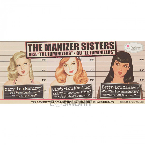 TheBalm Palettes The Manizers Sisters AKA the - Палітра хайлайтерів - 3