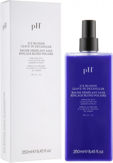 pH Laboratories Flower Ice Blond Leave-In Detangler - Незмивний спрей-кондиціонер "Крижаний блонд"