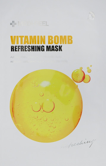 Medi Peel Vitamin Bomb Mask - Освіжаюча маска для обличчя з вітамінним комплексом