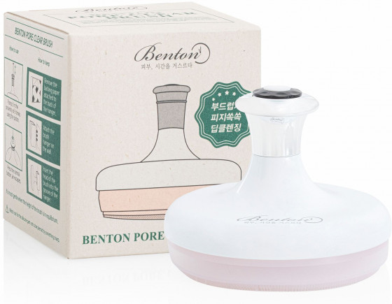 Benton Pore Clear Brush - Силіконова щіточка для глибокого очищення обличчя