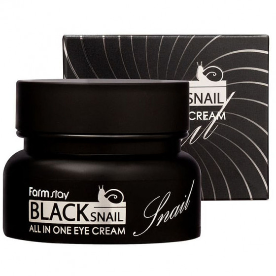 FarmStay Black Snail All In One Eye Cream - Крем для очей з муцином чорного равлика - 2