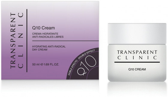 Transparent Clinic Q10 Cream - Антиоксидантний крем для обличчя подвійної дії