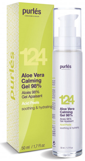 Purles 124 Aloe Vera Calming Gel 98% - Заспокійливий гель Алое Вера 98%