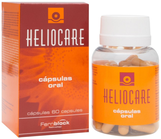 Cantabria Heliocare Capsules Oral B0 S/P - Комплексний захист "Сонячний фільтр в капсулах" з бета каротином