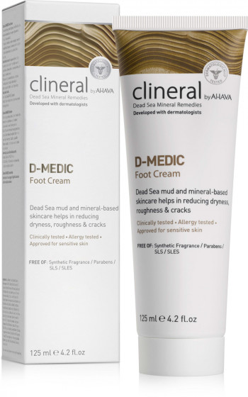 Ahava Clineral D-medic Foot Cream - Крем для ніг - 1