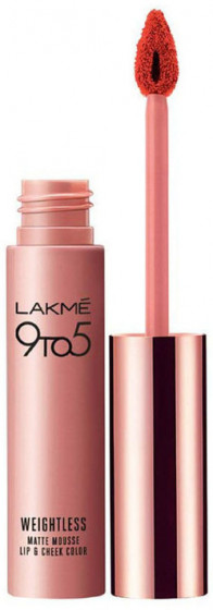 Lakme India 9 to 5 Weightless Mousse Lip & Cheek Color - Рідка помада для губ