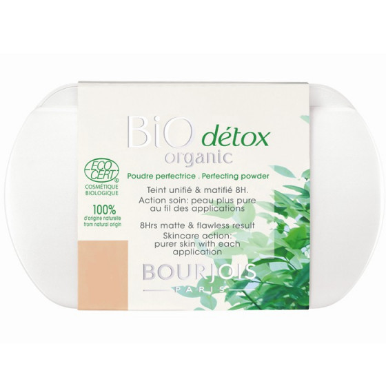 Bourjois Bio-Détox Organic Poudre Perfectrice - Пудра для обличчя органічна матуюча - 1