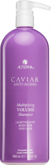 Alterna Caviar Anti-Aging Multiplying Volume Shampoo - Безсульфатний шампунь для багатовимірного об'єму волосся з екстрактом чорної ікри